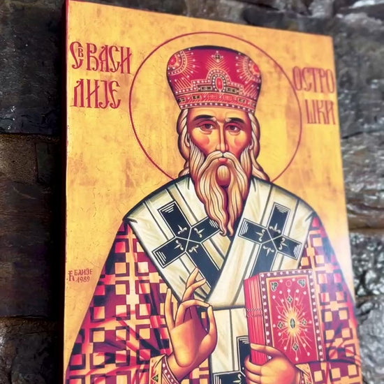 Icon of Saint Basil of Ostrog