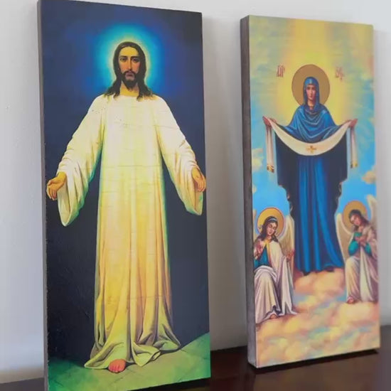 Pair of Orthodox icons