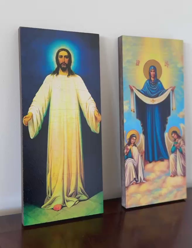 Pair of Orthodox icons
