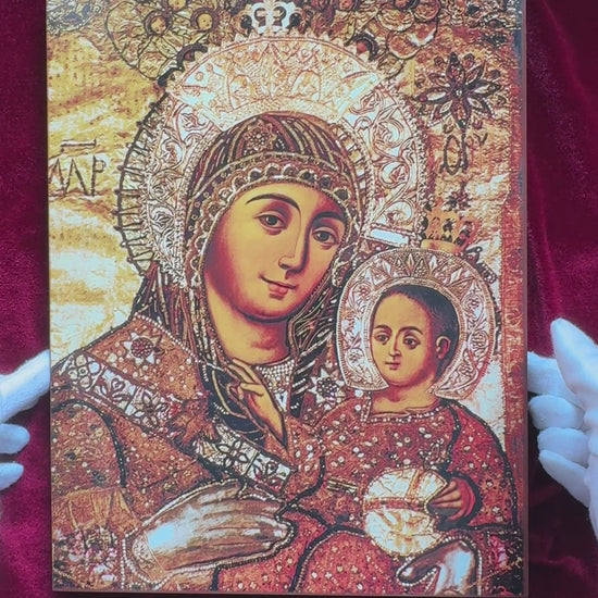 Bethlehem Mother of God Icon – The Smiling Virgin