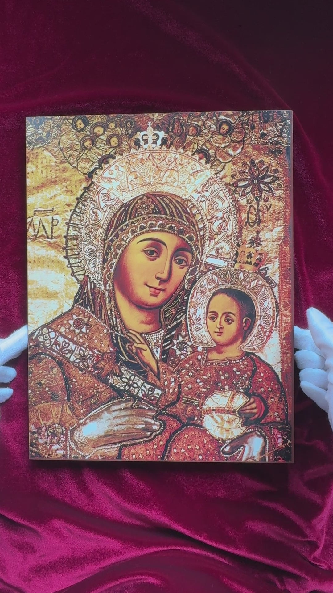 Bethlehem Mother of God Icon – The Smiling Virgin