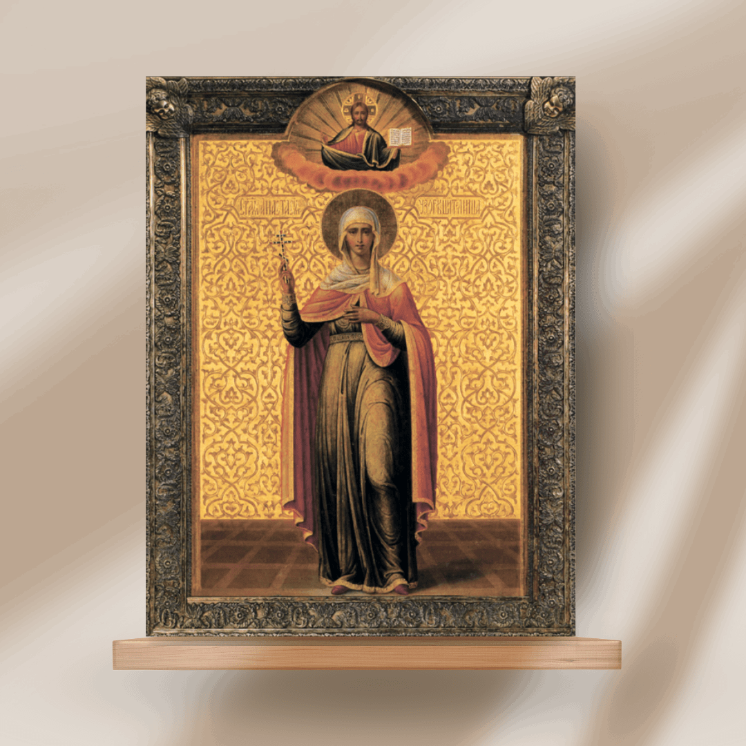 Saint Martyr Anastasia the Deliverer from Potions Orthodox Wooden Icon - iconsofsaints.com