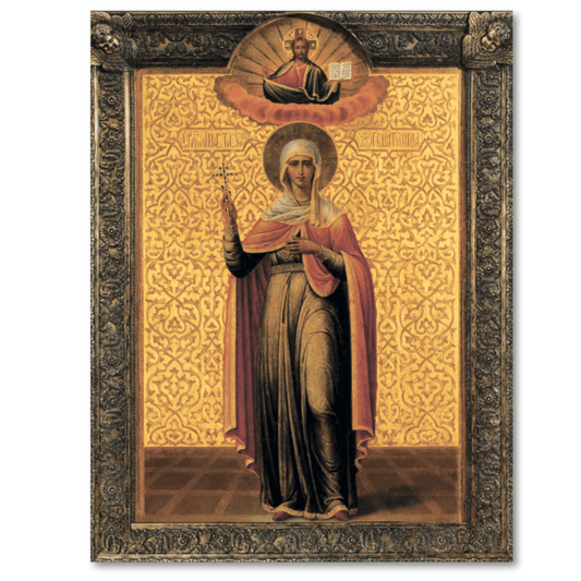 Saint Martyr Anastasia the Deliverer from Potions Orthodox Wooden Icon - iconsofsaints.com