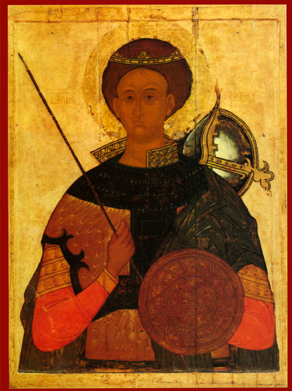 Icon of the Holy Great Martyr Dmitry (Demetrius) of Thessaloniki.