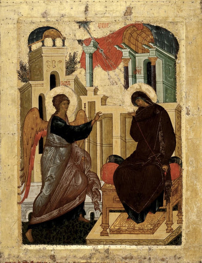 Wooden Icon of the Mother of God "Annunciation"